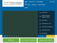 Tablet Screenshot of itadtech.com